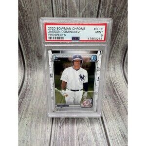 2020 Bowman Chrome Baseball 1st Bowman #BCP-8 Jasson Dominguez PSA 9 Mint